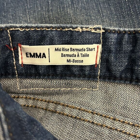 True Religion Emma Mid Rise Bermuda Shorts Size 27 NEW - Picture 11 of 12